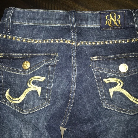 🎸ROCK AND REPUBLIC🎸SANDRA STUDDED JEANS🎸 - Picture 5 of 6